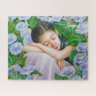 Slapende Moonflower Puzzle Legpuzzel