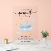 Slapende olifant Baby shower, Boy Baby shower Acryl Bord (Huwelijk)