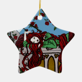 Slapende Rapunzel Keramisch Ornament