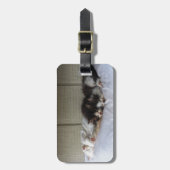 Slapende schoonheid bagagelabel (Voorkant verticaal)