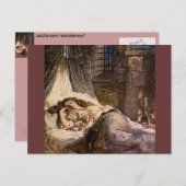 Slapende schoonheid briefkaart (Voorkant / Achterkant)