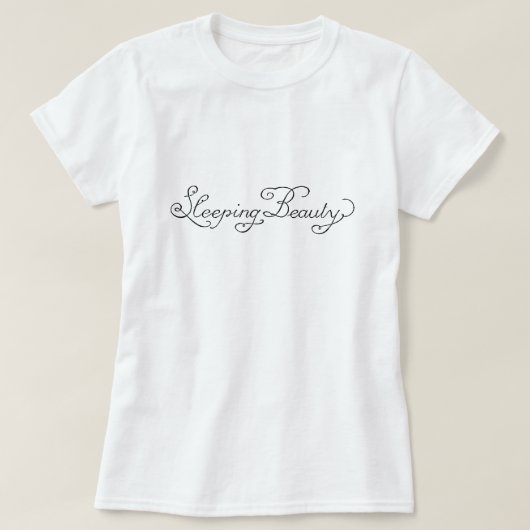 Slapende schoonheid t-shirt (Design voorkant)