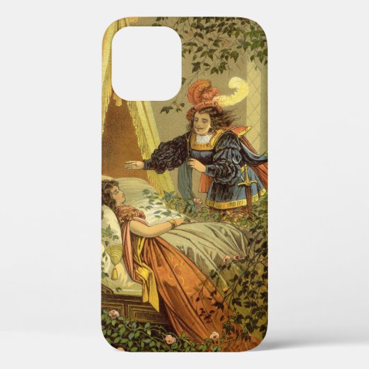  slapende schoonheid, Victoriaans feiltafels Case-Mate iPhone Case (Achterkant)