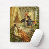  slapende schoonheid, Victoriaans feiltafels Muismat (Met muis)