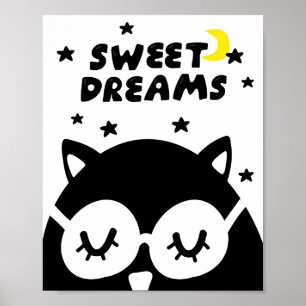 Slapende uil poster