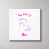 Slapende uithangbord en Shooister van magische Vib Canvas Afdruk (Voorkant)