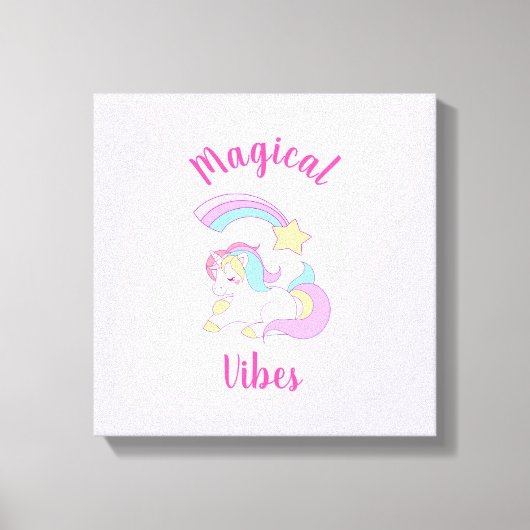 Slapende uithangbord en Shooister van magische Vib Canvas Afdruk (Voorkant)