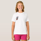 Slaperig Kerst Koala Kakaodrinkende Kinderen T-shirt (Voorkant volledig)