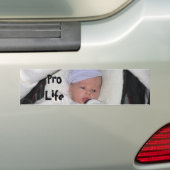 slaperig, Pro Life Bumpersticker (Op auto)
