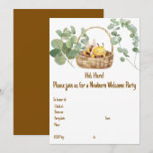 Slaperige Bij Kaart (Voorkant / Achterkant)