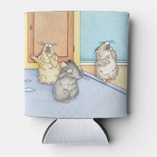 Slaperige hamsters blikjeskoeler (Voorkant)