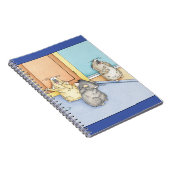 Slaperige hamsters notitieboek (Rechterzijde)