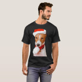 Slaperige hond  grappig t-shirt (Voorkant volledig)