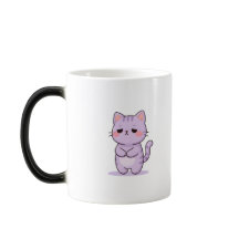 Slaperige Kat Schattig Cartoon Personage
