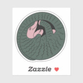 Slaperige pangoline sticker (Vel)