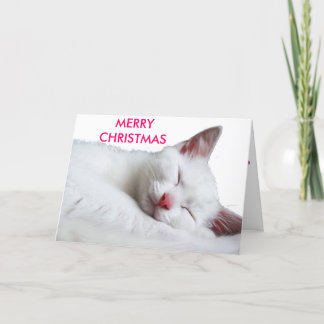 slaperige sooooooooooooooo, MERRYCHRISTMAS Feestdagen Kaart
