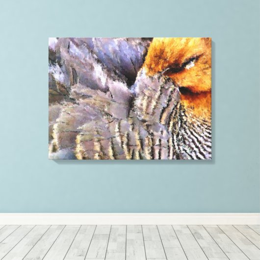 SLAPING CANVAS AFDRUK (Insitu (Houten vloer))