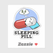 Slappil Funny Medicine Pun Sticker (Vel)