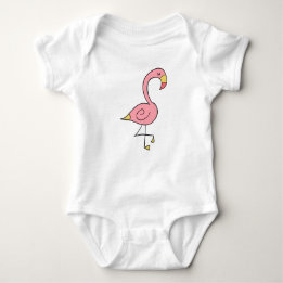 Slaproze flamingo romper