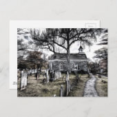 Slapy Hollow Church Art Briefkaart (Voorkant / Achterkant)