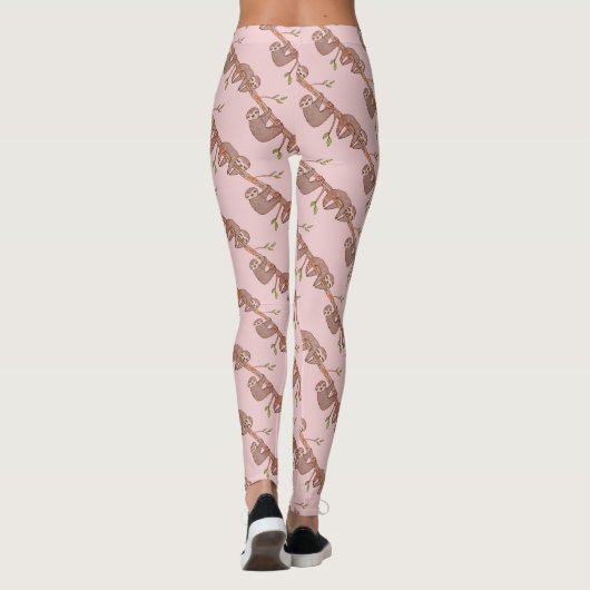 Slapy Lazy Baby-sleufpatroon Leggings (Achterkant)