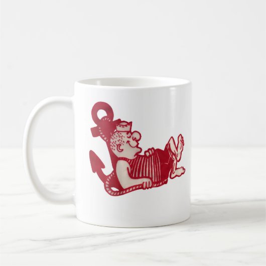 Slapy Sailor Ceramic Mok (Links)