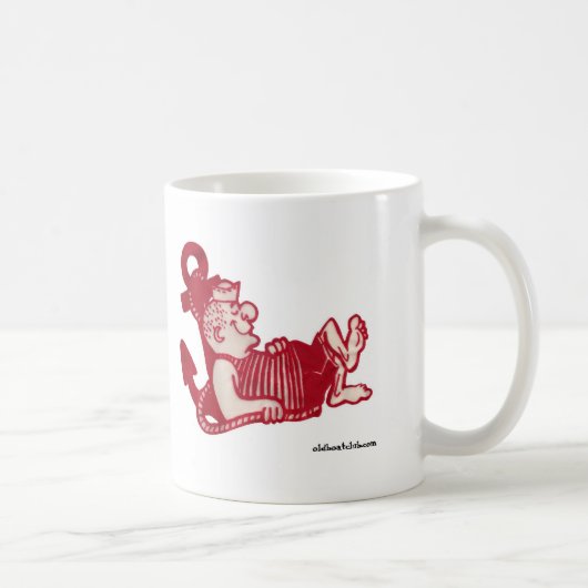 Slapy Sailor Ceramic Mok (Rechts)