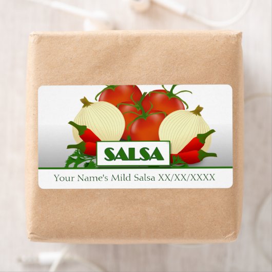 Slasa Conserve Étiquette de canne (En situation)