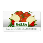 Slasa Conserve Étiquette de canne (Devant)