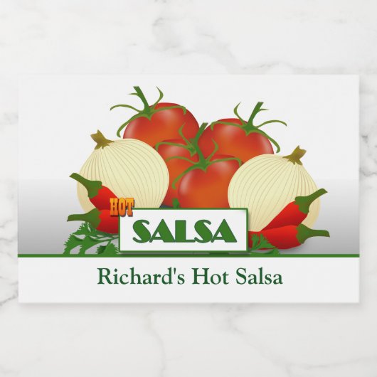 Slasa Preserve Jar Étiquette (Étiquettes simples)