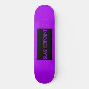 SLASHERPOINT™ Merk Helder Paarse Skateboard