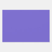 Slate Blue Gift Wrapping Paper Set – Customizable (Voorkant 3)