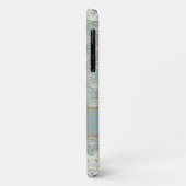 Slate Blue Lace II Case-Mate iPhone Case (Achterkant/links)
