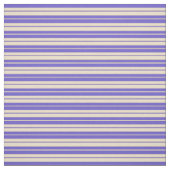 Slate Blue & Tan Stripes Pattern Stof (Swatch)