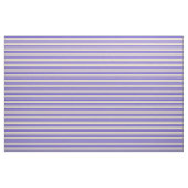Slate Blue & Tan Stripes Pattern Stof (Fat Quarter)