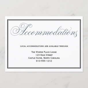 Slate Blue Wedding Accommodations Kaart