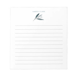 Slate botanische stoffen   Geld Notitieblok