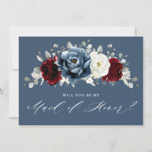 Slate Burgundy Ivory Ben je mijn dienstmeisje? Kaart