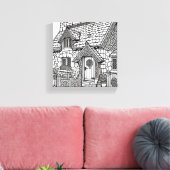 Slate Cottage #11 Canvas Afdruk (Insitu (Woonkamer))