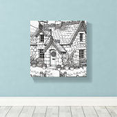Slate Cottage #12 Canvas Afdruk (Insitu (Houten vloer))