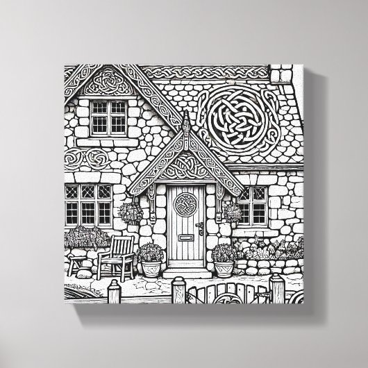 Slate Cottage #13 Canvas Afdruk (Voorkant)