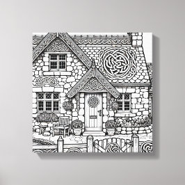 Slate Cottage #13 Canvas Afdruk