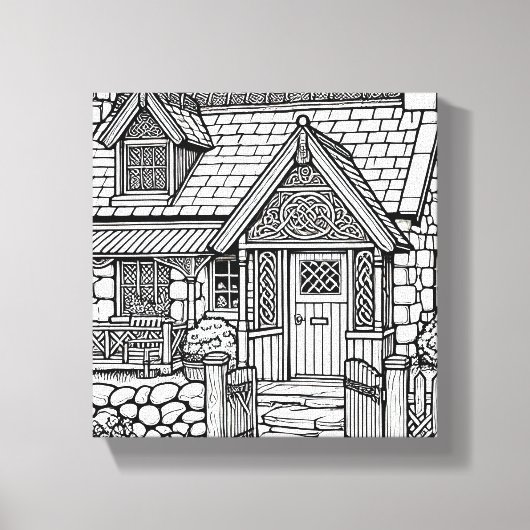 Slate Cottage #14 Canvas Afdruk (Voorkant)