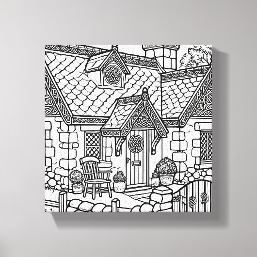 Slate Cottage #15 Canvas Afdruk (Voorkant)