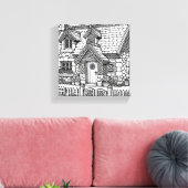 Slate Cottage #22 Canvas Afdruk (Insitu (Woonkamer))