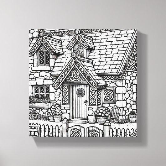 Slate Cottage #22 Canvas Afdruk (Voorkant)