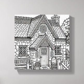 Slate Cottage #25 Canvas Afdruk