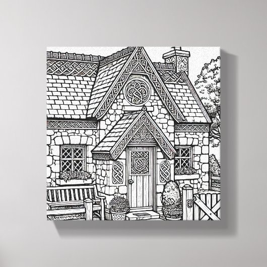 Slate Cottage #25 Canvas Afdruk (Voorkant)
