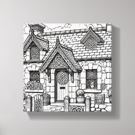 Slate Cottage #29 Canvas Afdruk