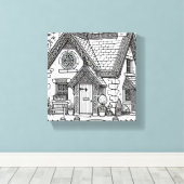 Slate Cottage #30 Canvas Afdruk (Insitu (Houten vloer))